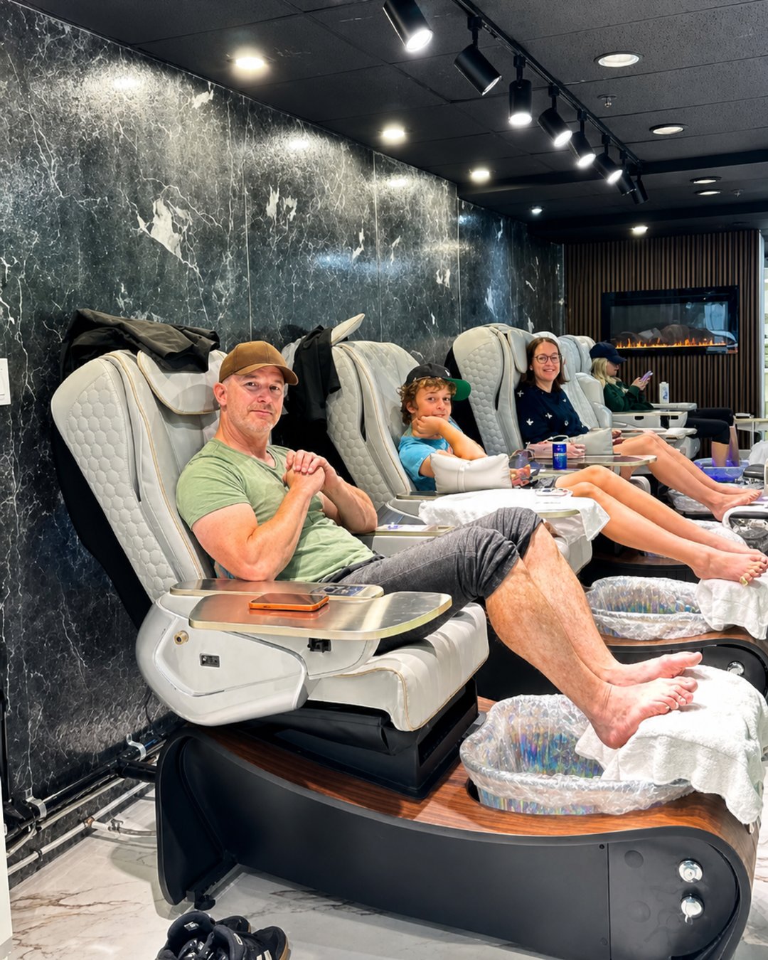 Inside Magic Touch Nail & Lashes studio in downtown Vancouver